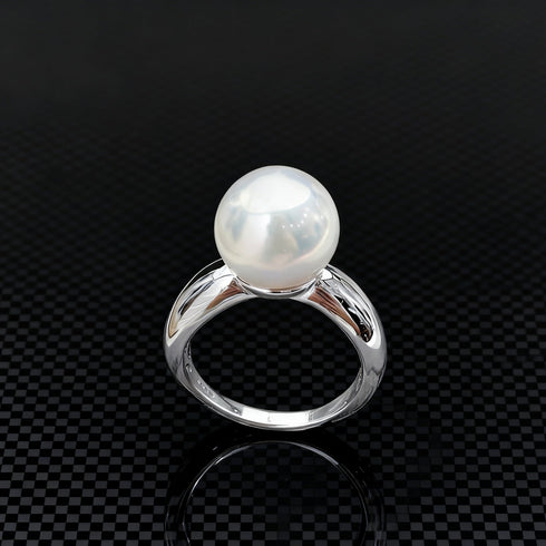 Power Edison Pearl Ring - Sterling Silver